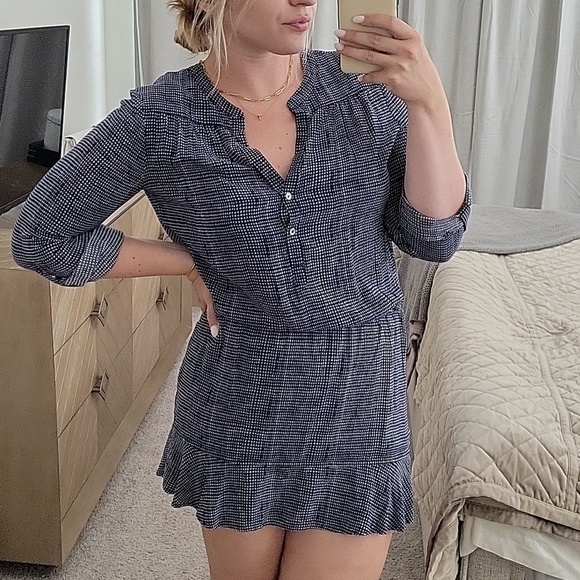 Joie Dresses & Skirts - Joie Blue & White Mini Dress